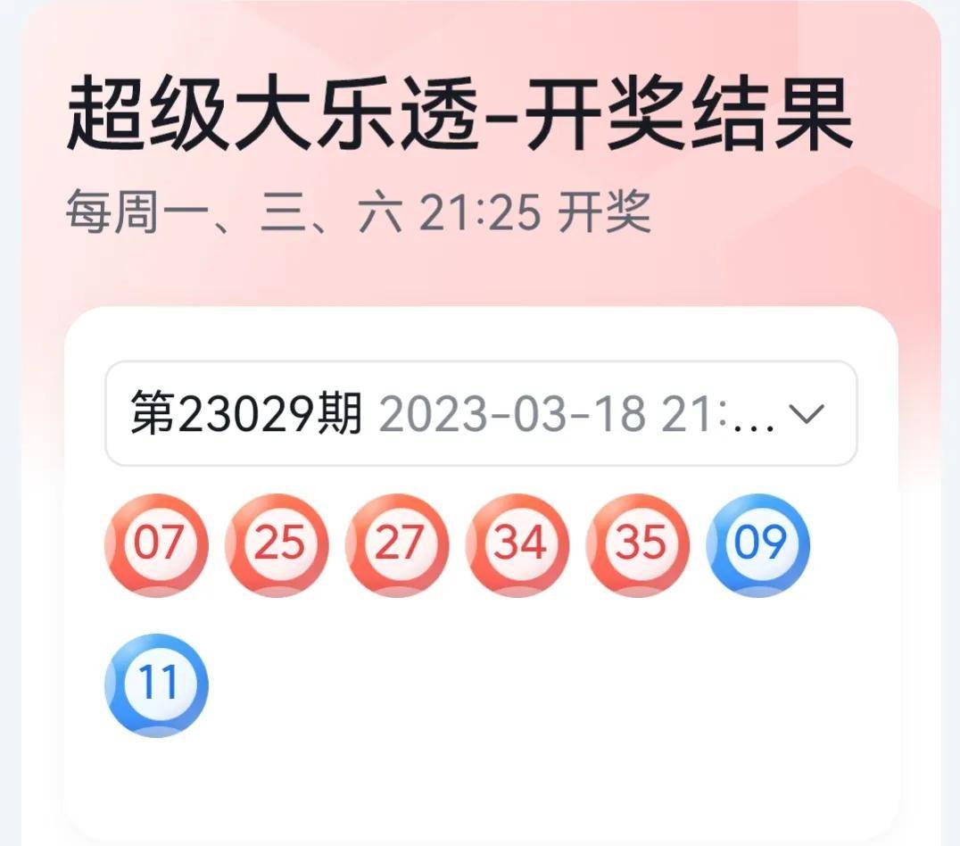 超级大乐透第23127期开奖结果查询及分析