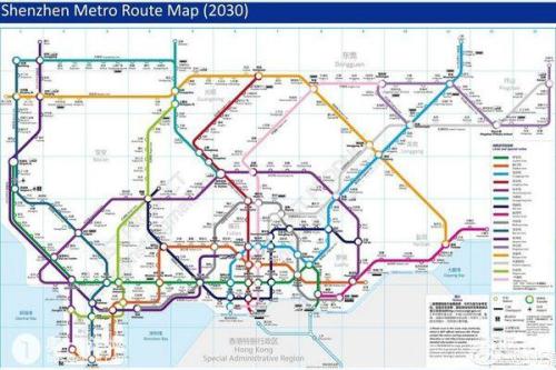 深圳地铁图，脉络之城的高效流动深圳地铁图2025年线路图
