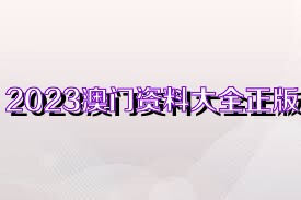 澳门资料大全正版资料2023年，深度探索与概览香港澳门资料大全正版资料2023年